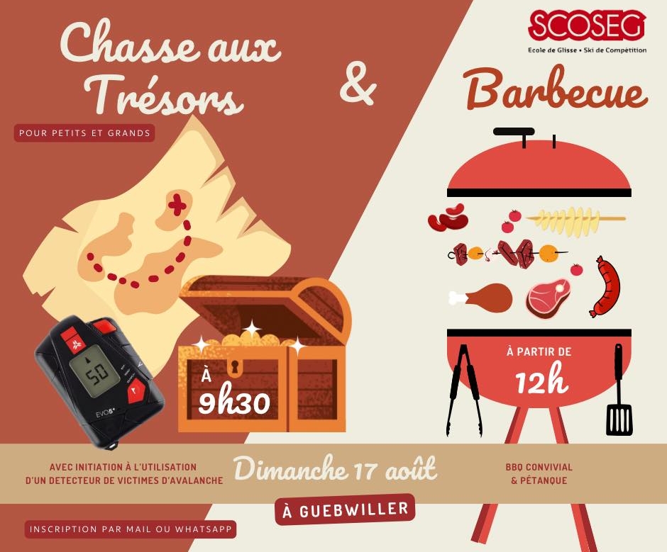 Chasse aux trésors et Barbecue - Dimanche 17 août 2025